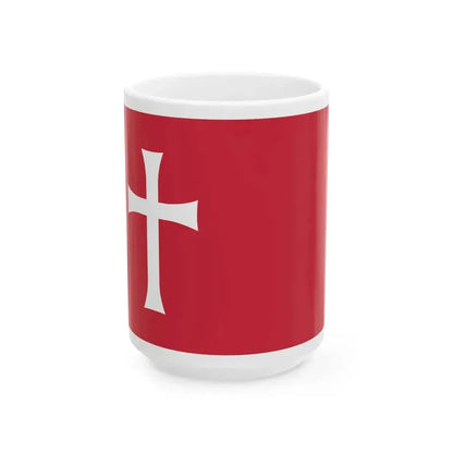 Flag of Hungary 11th-12th century rectangular (Hungary) White Coffee Mug 15oz - Go Mug Yourself