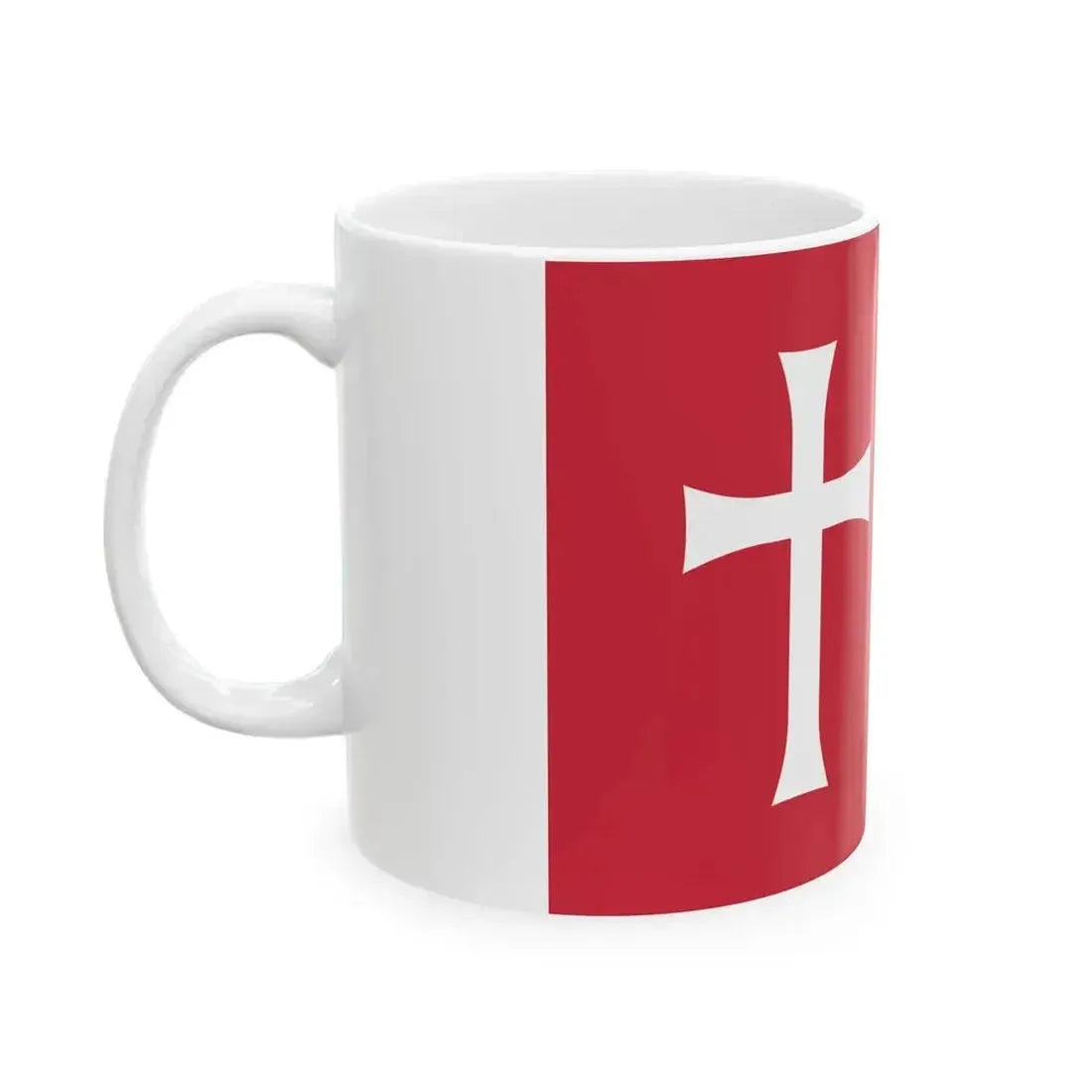 Flag of Hungary 11th-12th century rectangular (Hungary) White Coffee Mug - Go Mug Yourself