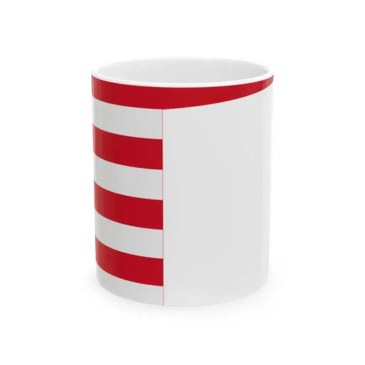 Flag of Hungary 1301-1382 (Hungary) White Coffee Mug 11oz - Go Mug Yourself