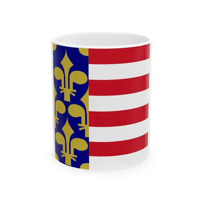 Flag of Hungary 1301-1382 rectangular (Hungary) White Coffee Mug 11oz - Go Mug Yourself