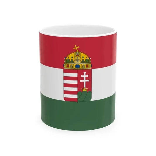 Flag of Hungary 1848-1849 1867-1869 (Hungary) White Coffee Mug 11oz - Go Mug Yourself