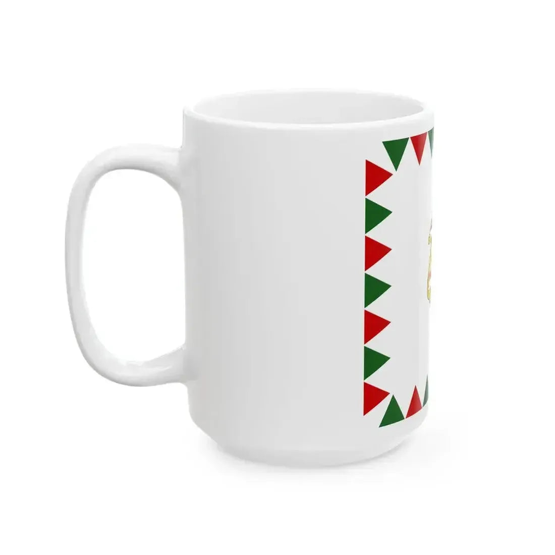 Flag of Hungary 1848 (Hungary) White Coffee Mug - Go Mug Yourself