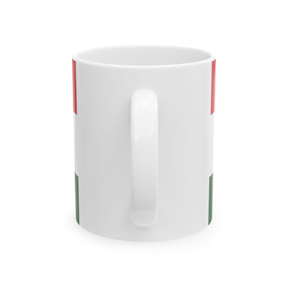 Flag of Hungary 1896-1915 angels 3-2 aspect ratio (Austria) White Coffee Mug-Go Mug Yourself