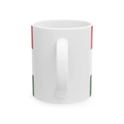 Flag of Hungary 1896-1915 angels 3-2 aspect ratio (Austria) White Coffee Mug - Go Mug Yourself