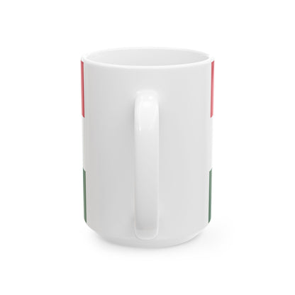 Flag of Hungary 1896-1915 angels 3-2 aspect ratio (Austria) White Coffee Mug-Go Mug Yourself