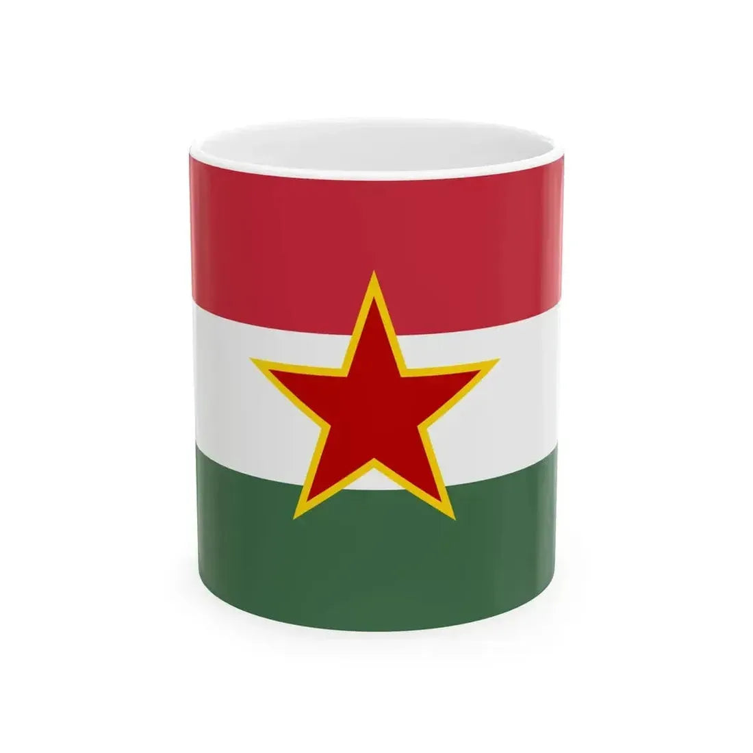 Flag of Hungary 1949 proposal (Hungary) White Coffee Mug 11oz - Go Mug Yourself
