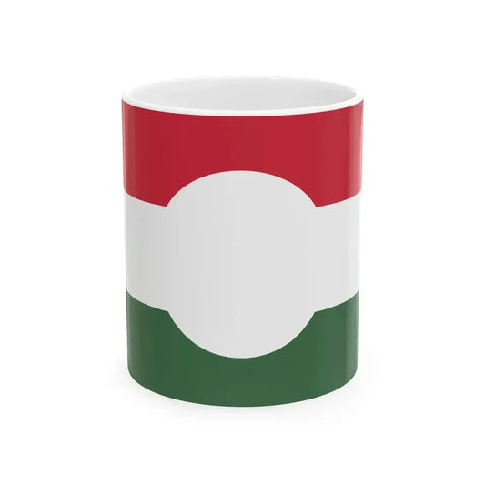 Flag of Hungary 1956 revolution 2-1 (Hungary) White Coffee Mug 11oz - Go Mug Yourself