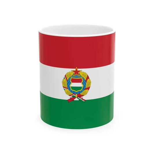 Flag of Hungary 1957-1989 unofficial (Hungary) White Coffee Mug 11oz - Go Mug Yourself