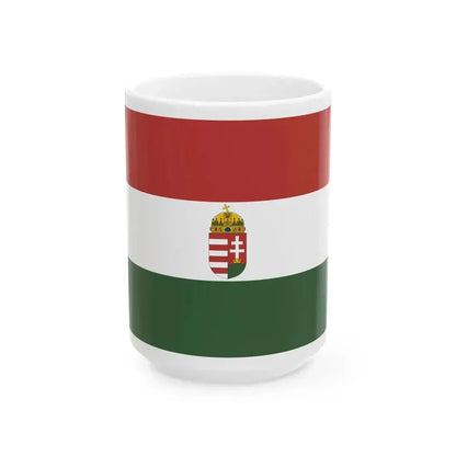 Flag of Hungary 1995 proposal (Hungary) White Coffee Mug 15oz - Go Mug Yourself