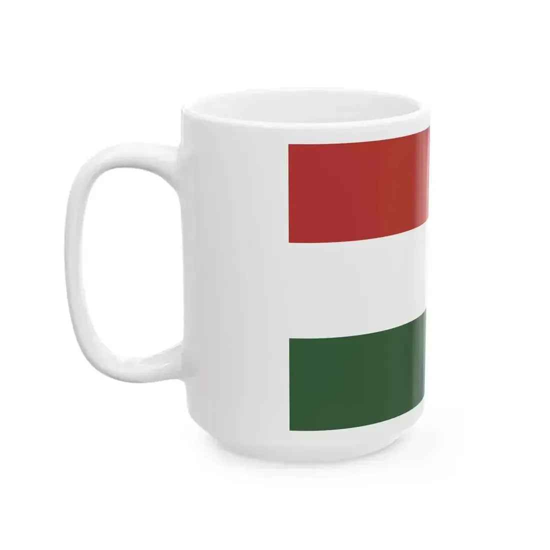 Flag of Hungary 1995 proposal (Hungary) White Coffee Mug - Go Mug Yourself