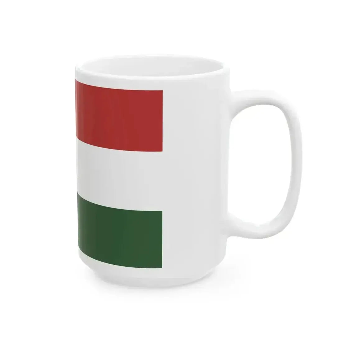Flag of Hungary 1995 proposal (Hungary) White Coffee Mug - Go Mug Yourself