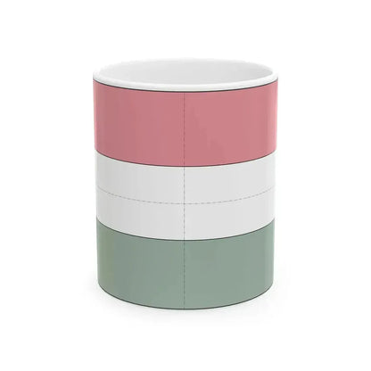 Flag of Hungary 2-3 construction sheet (Hungary) White Coffee Mug 11oz - Go Mug Yourself