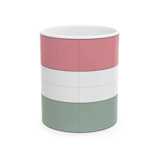 Flag of Hungary 2-3 construction sheet (Hungary) White Coffee Mug 11oz - Go Mug Yourself