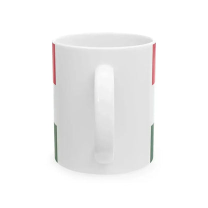 Flag of Hungary 5-3 (Hungary) White Coffee Mug - Go Mug Yourself