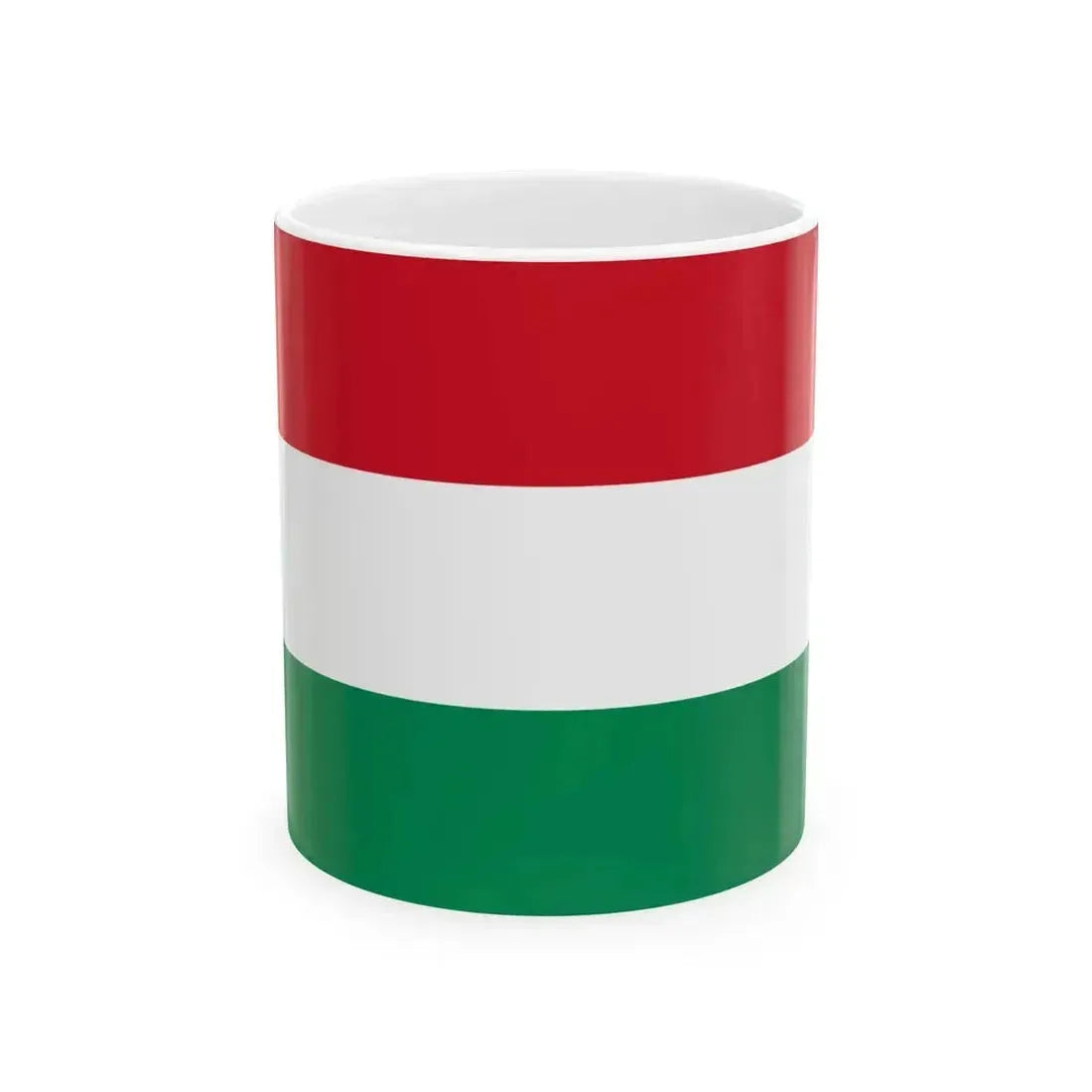 Flag of Hungary alternate (Hungary) White Coffee Mug 11oz - Go Mug Yourself