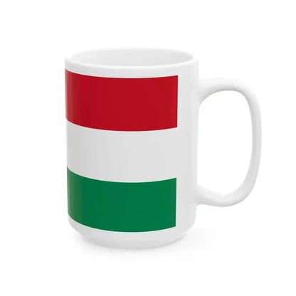 Flag of Hungary alternate (Hungary) White Coffee Mug - Go Mug Yourself