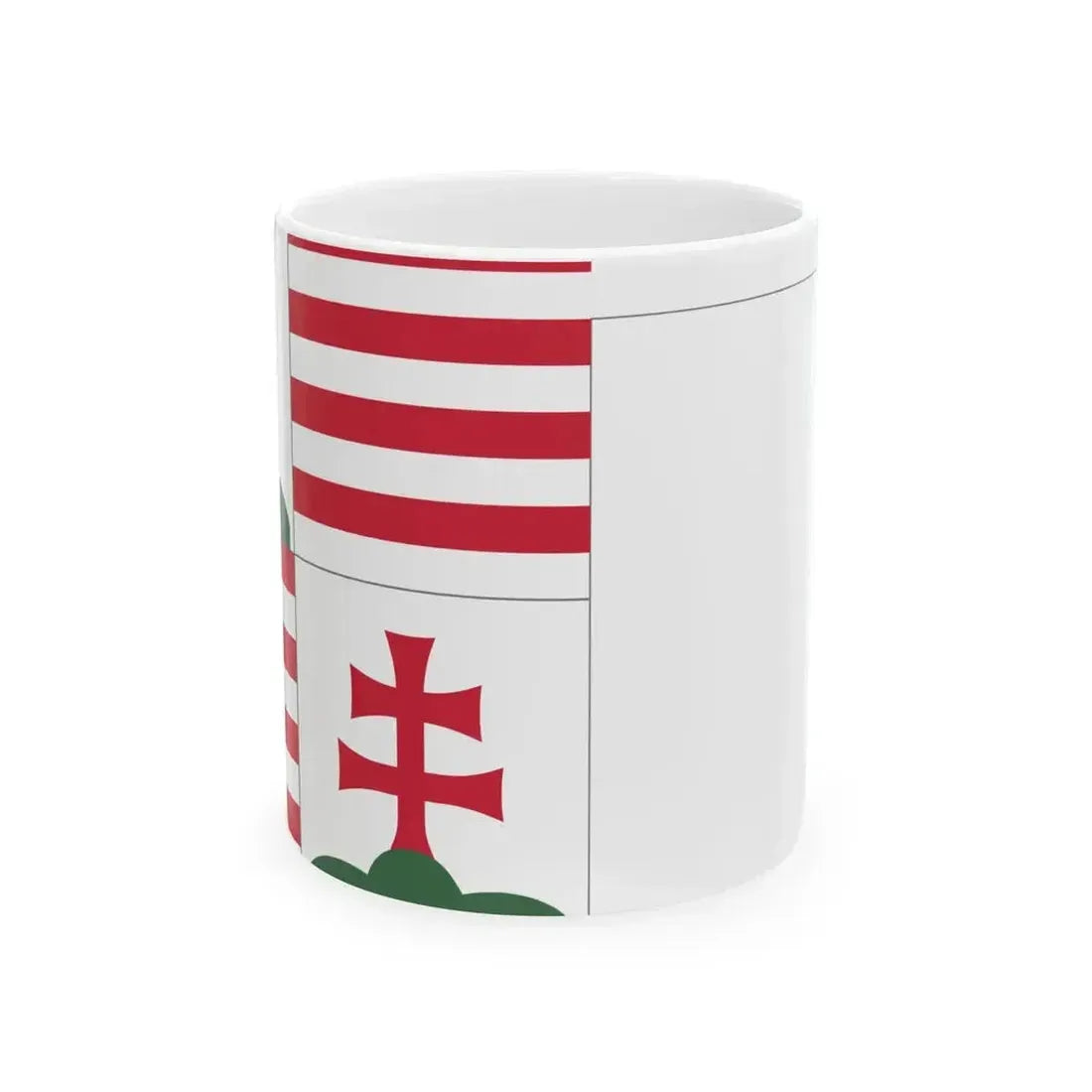 Flag of Hungary Battle of Baia 1467 (Hungary) White Coffee Mug 11oz - Go Mug Yourself