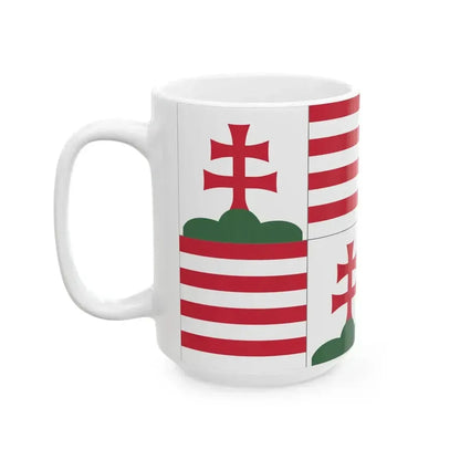 Flag of Hungary Battle of Baia 1467 (Hungary) White Coffee Mug - Go Mug Yourself