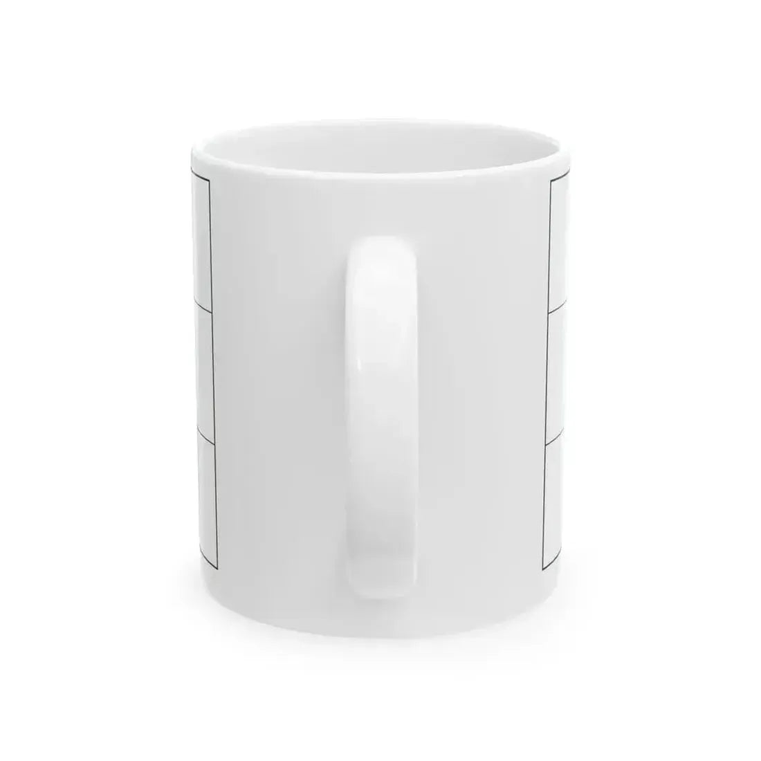 Flag of Hungary colouring page (Hungary) White Coffee Mug - Go Mug Yourself