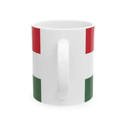Flag of Hungary (Hungary) White Coffee Mug - Go Mug Yourself