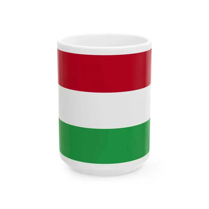 Flag of Hungary WFB 2004 (Hungary) White Coffee Mug 15oz - Go Mug Yourself