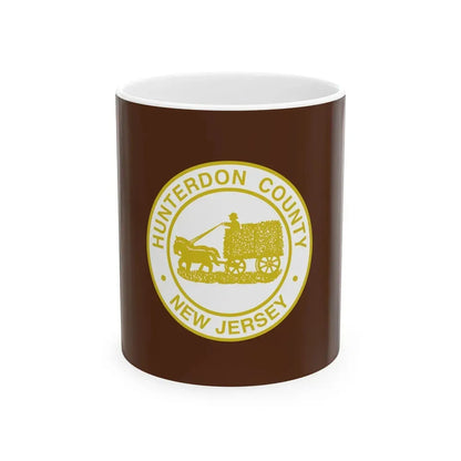Flag of Hunterdon County New Jersey (United States) White Coffee Mug 11oz - Go Mug Yourself
