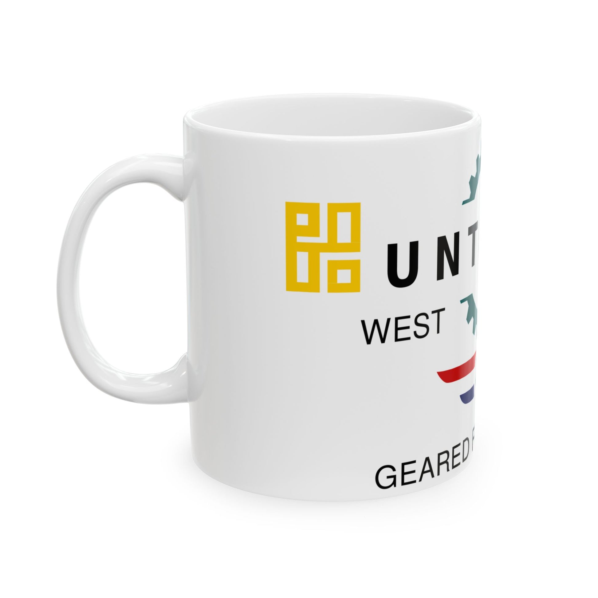 Flag of Huntington West Virginia Until 2004 (United States) White Coffee Mug-Go Mug Yourself