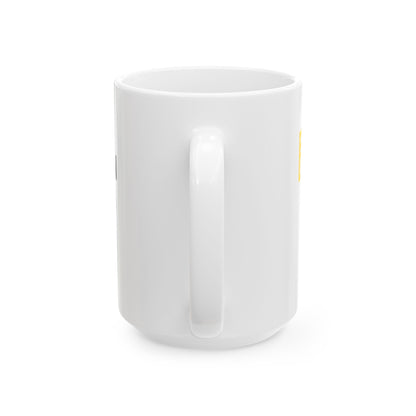 Flag of Huntington West Virginia Until 2004 (United States) White Coffee Mug-Go Mug Yourself