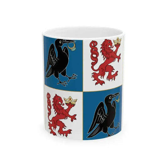 Flag of Hunyadi Janos (Hungary) White Coffee Mug 11oz - Go Mug Yourself
