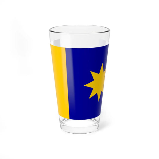 Flag of Hutchinson Kansas (United States) Pint Glass 16oz 16oz - Go Mug Yourself
