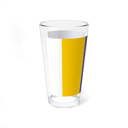 Flag of Hutchinson Kansas (United States) Pint Glass 16oz - Go Mug Yourself