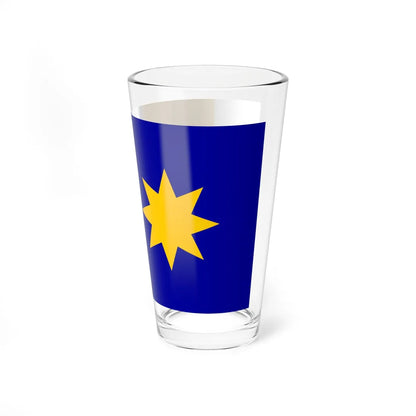 Flag of Hutchinson Kansas (United States) Pint Glass 16oz - Go Mug Yourself