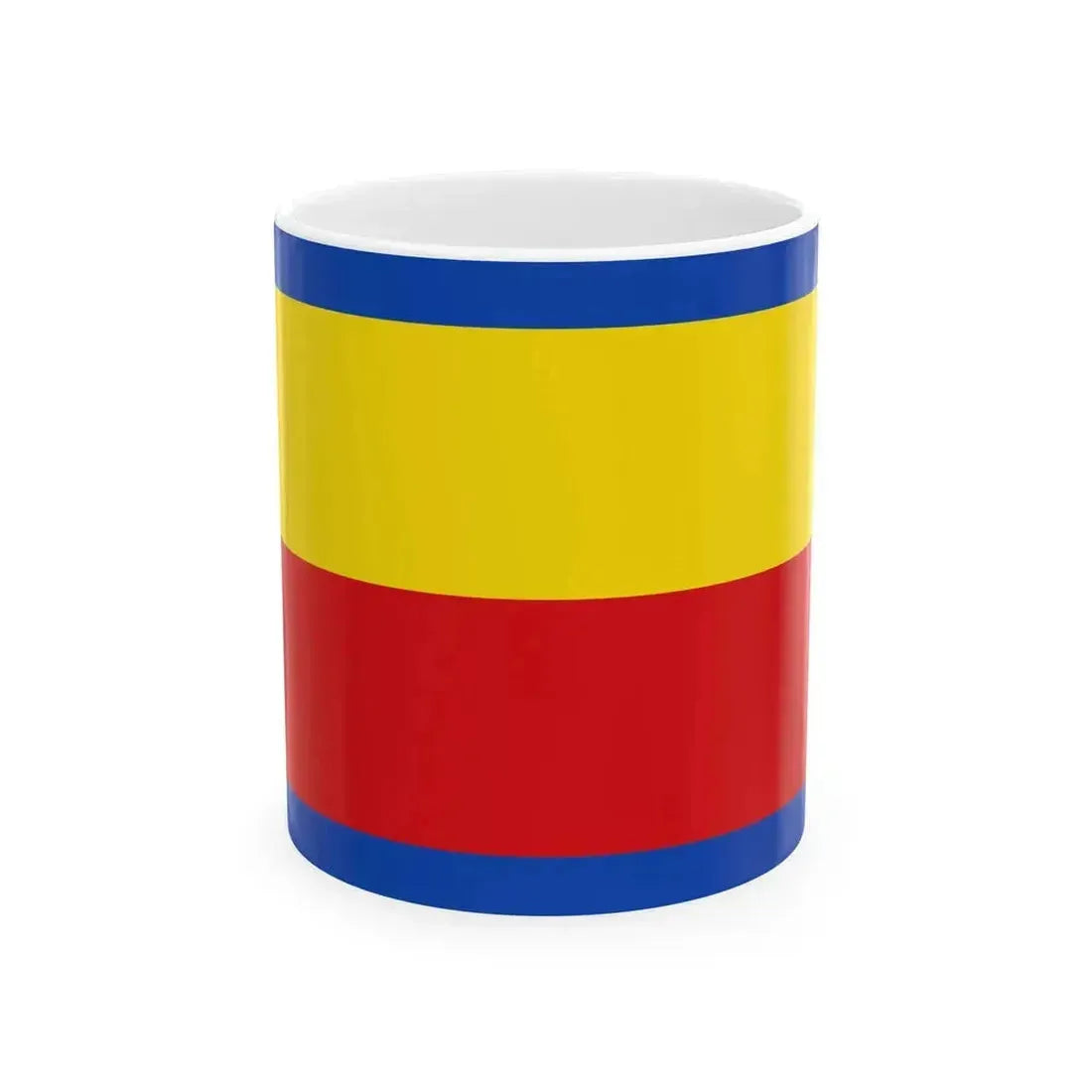 Flag of Huy (Belgium) White Coffee Mug 11oz - Go Mug Yourself