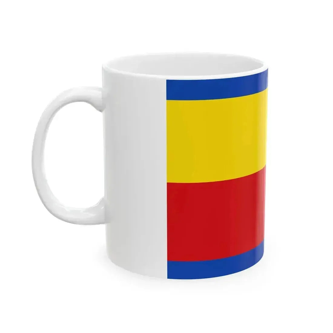 Flag of Huy (Belgium) White Coffee Mug - Go Mug Yourself