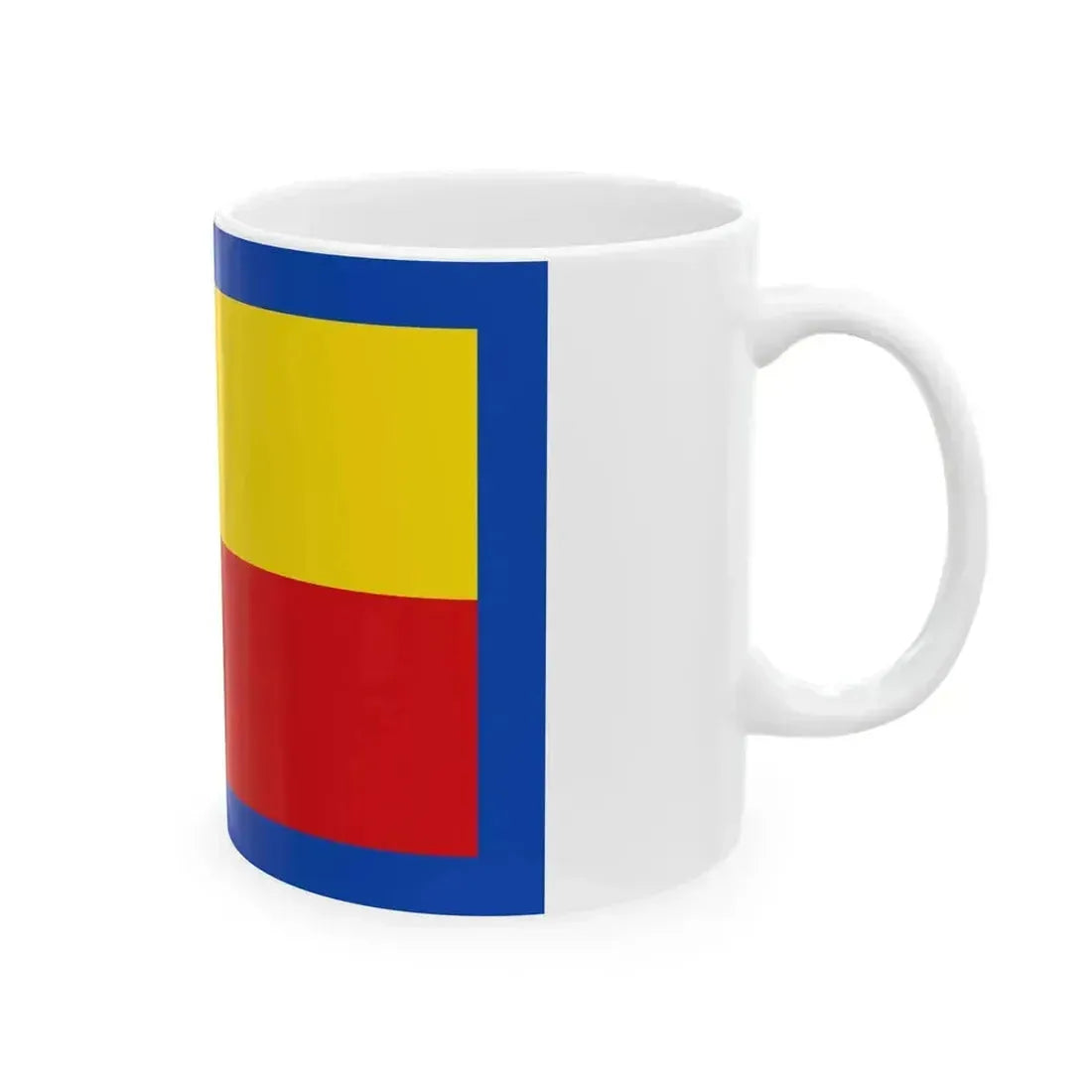 Flag of Huy (Belgium) White Coffee Mug - Go Mug Yourself