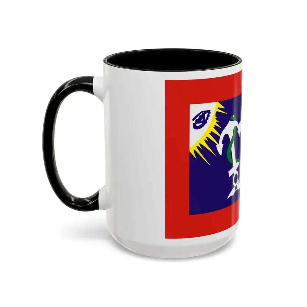 Flag of Hydra Greece - Accent Coffee Mug - Go Mug Yourself