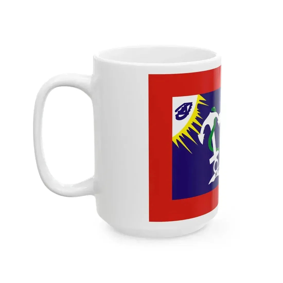 Flag of Hydra Greece - White Coffee Mug - Go Mug Yourself