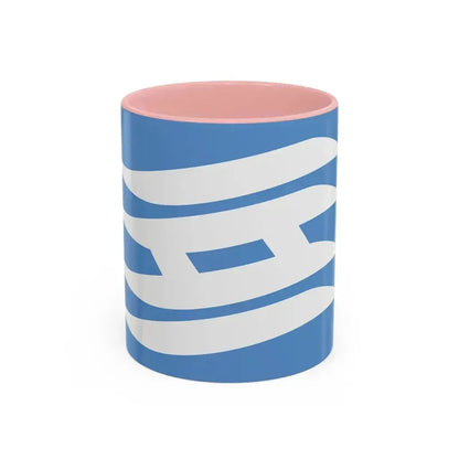 Flag of Hyogo Prefecture Japan - Accent Coffee Mug 11oz Pink - Go Mug Yourself