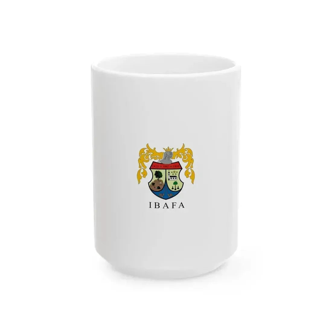 Flag of Ibafa (Hungary) White Coffee Mug 15oz - Go Mug Yourself