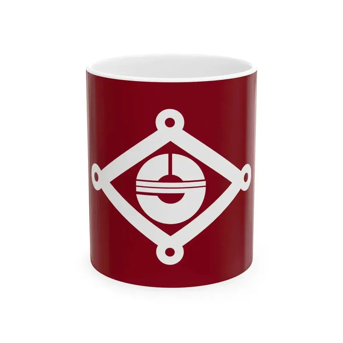 Flag of Ibara Okayama (Japan) White Coffee Mug 11oz - Go Mug Yourself