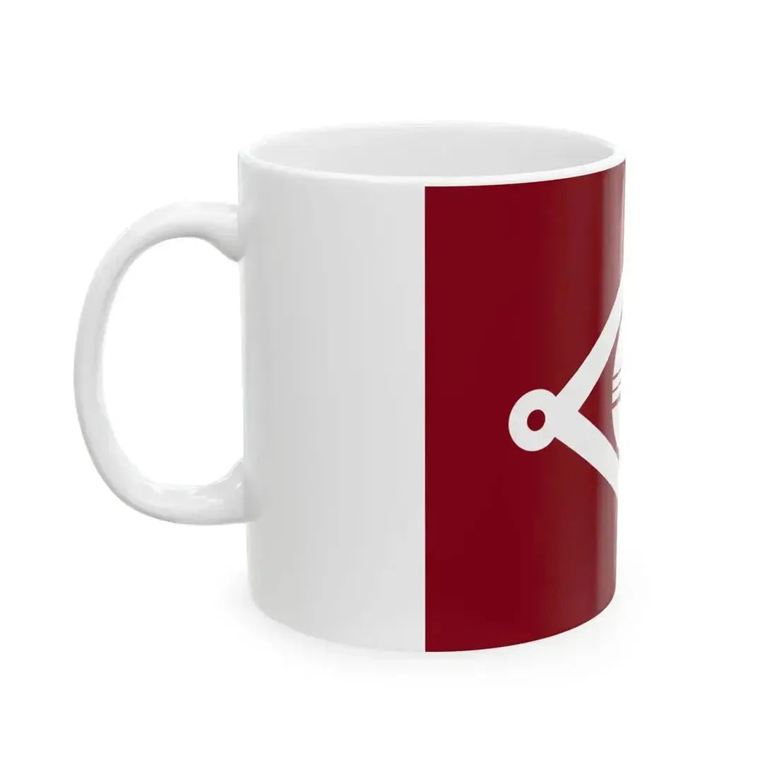 Flag of Ibara Okayama (Japan) White Coffee Mug - Go Mug Yourself