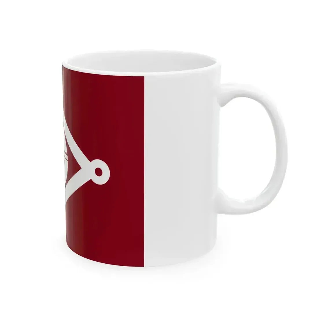 Flag of Ibara Okayama (Japan) White Coffee Mug - Go Mug Yourself