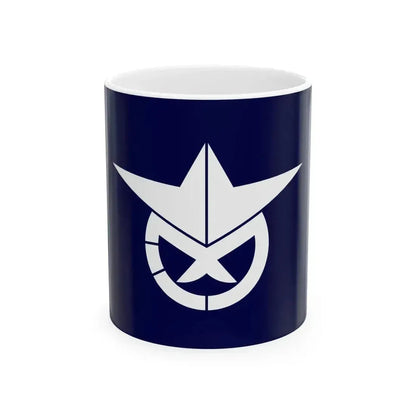 Flag of Ibaraki Ibaraki (Japan) White Coffee Mug 11oz - Go Mug Yourself