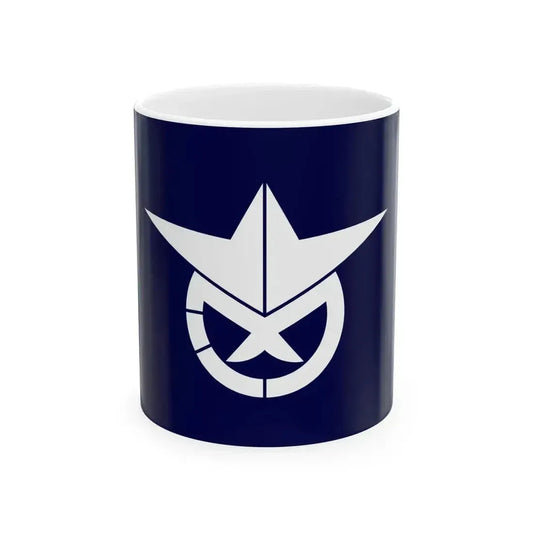 Flag of Ibaraki Ibaraki (Japan) White Coffee Mug 11oz - Go Mug Yourself