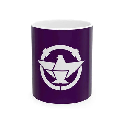 Flag of Ibaraki Osaka (Japan) White Coffee Mug 11oz - Go Mug Yourself