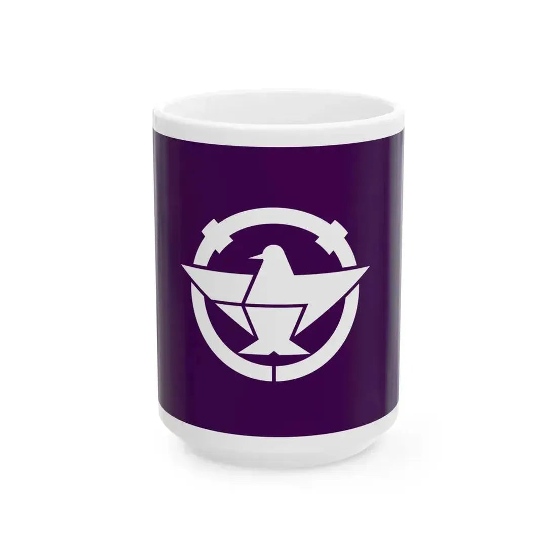 Flag of Ibaraki Osaka (Japan) White Coffee Mug 15oz - Go Mug Yourself