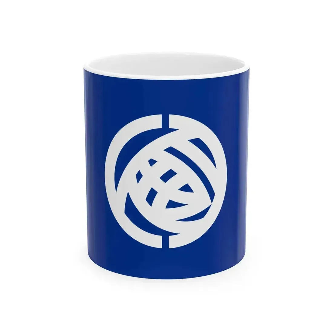 Flag of Ibaraki Prefecture 1966-1991 (Japan) White Coffee Mug 11oz - Go Mug Yourself
