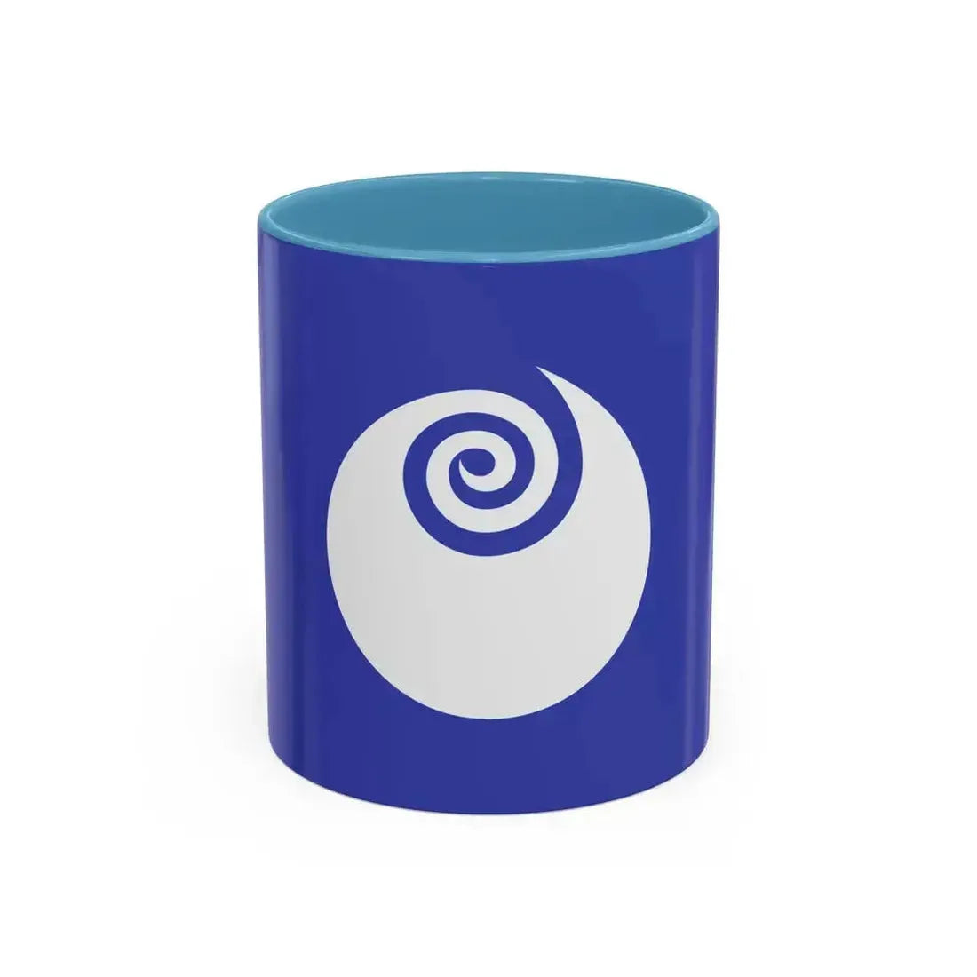 Flag of Ibaraki Prefecture Japan - Accent Coffee Mug 11oz Light Blue - Go Mug Yourself