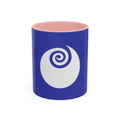 Flag of Ibaraki Prefecture Japan - Accent Coffee Mug 11oz Pink - Go Mug Yourself