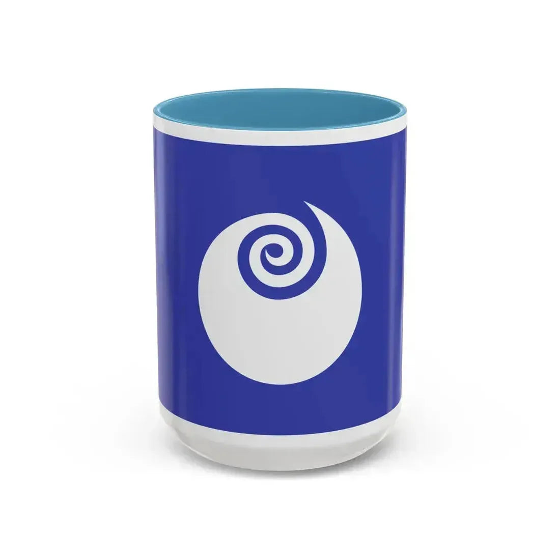 Flag of Ibaraki Prefecture Japan - Accent Coffee Mug 15oz Light Blue - Go Mug Yourself